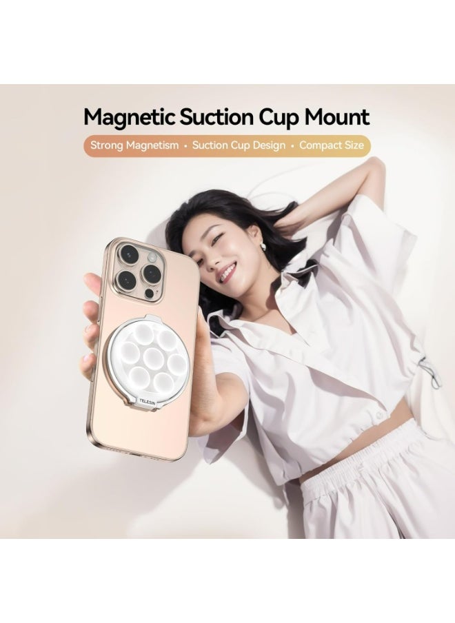 TELESIN Telesin Magnetic Suction Phone Holder with Makeup Mirror (P3-SUS-01)  - Image 3