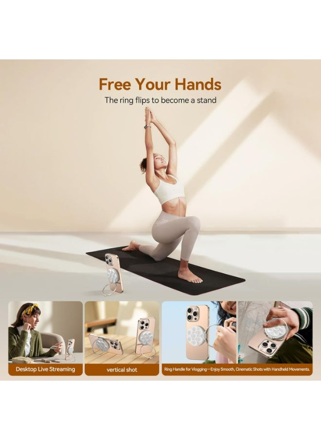 TELESIN Telesin Magnetic Suction Phone Holder with Makeup Mirror (P3-SUS-01)  - Image 4