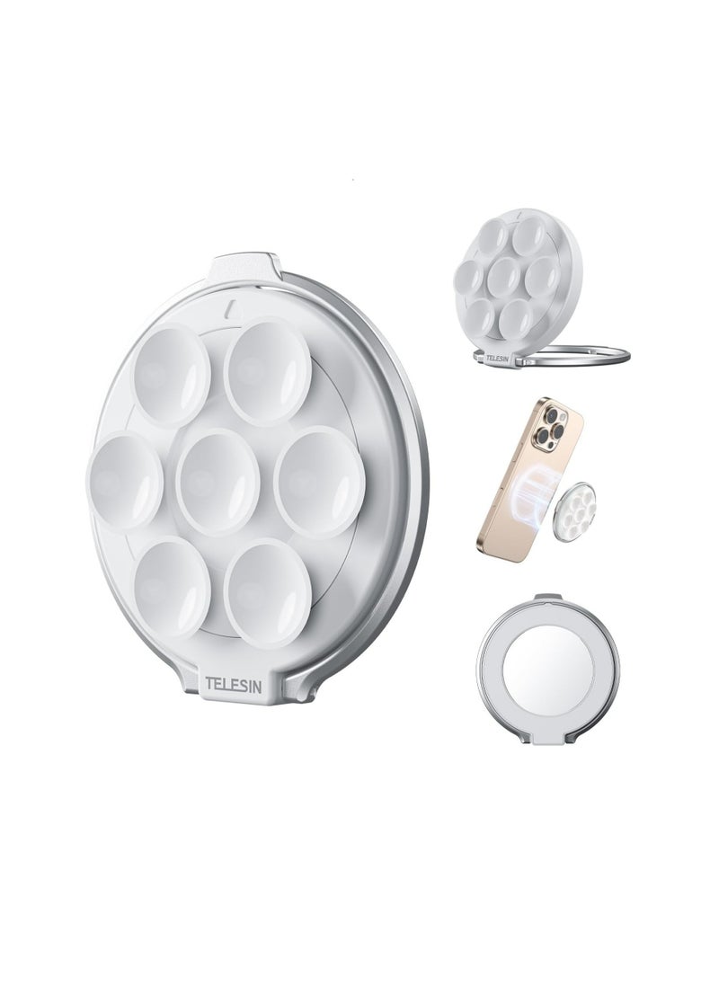 TELESIN Telesin Magnetic Suction Phone Holder with Makeup Mirror (P3-SUS-01)  - Image 1