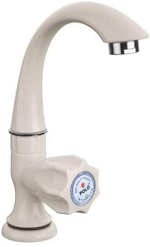 JOGI PVC Swan Neck Tap for KitchenBathroom Wash Basinsfaucets Big Neck White Pack of 2 - Image 3