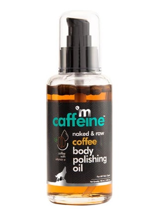 mCaffeine Coffee Body Polishing Oil (100ml) with Olive Oil & Vitamin E | Reduces Stretch Marks & Cellulite | Natural, Vegan Oil for Soft, Moisturized Skin | Perfect for Daily Use - pzsku/Z2E2166E4CC2DC7AE6117Z/45/_/1731494593/11cff7a4-e501-4823-a1a6-b7647b63b275