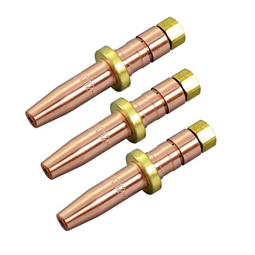 RIVERWELD Acetylene Cutting Tips MC12 Size 3 MC12-3 Fit Smith Oxygen Oxy Oxyfuel Cutter Torch 3pk - Image 1