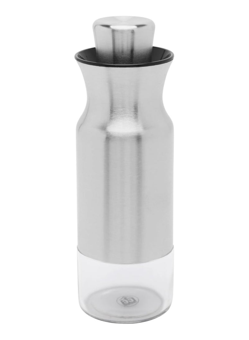 Olive Oil Dispenser Bottle Set 370ml & Pepper & Salt Dispenser 130ml with Stainless Steel Outer Body | Oil Dispenser Bottle for Kitchen & Restaurant | Food & Oil Dispenser Dispenser - Image 2