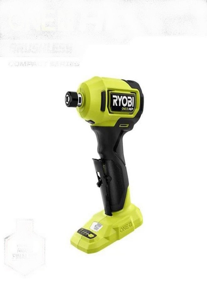ريوبي ماكينة طحن صغيرة الحجم بدون فرشاة لاسلكية من RYOBI ONE+ HP 18V مقاس 1/4 بوصة بزاوية قائمة (أداة فقط)