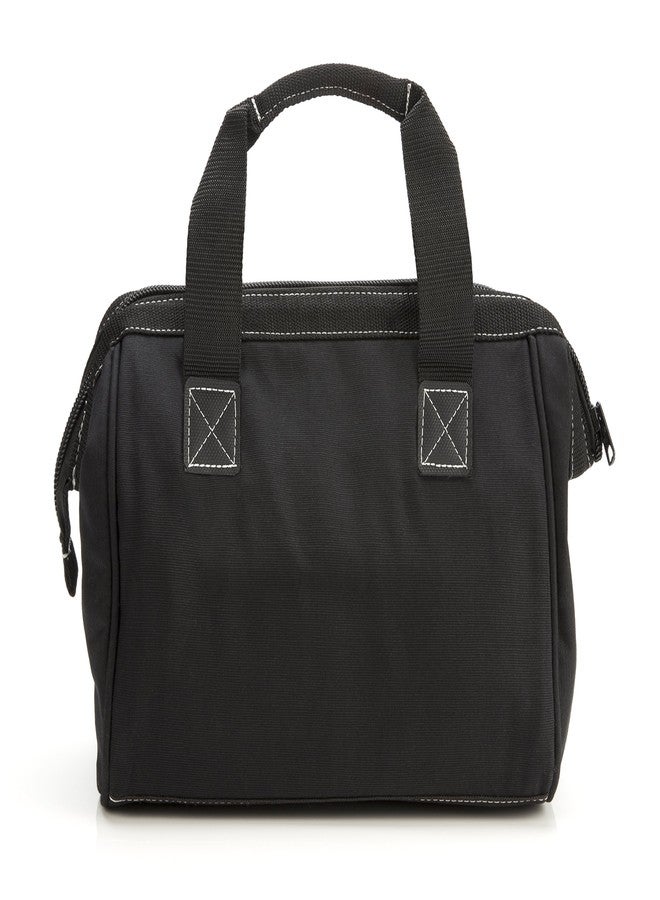 ديكيز حقيبة عمل ديكيز المصنوعة من القماش المتين مقاس 12 بوصة للرسامين والنجارين والبنائين، مزودة بسحاب شديد التحمل ومقابض معززة، لون أسود - Image 2