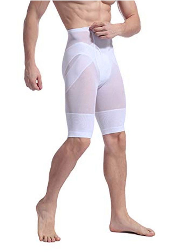 Spall - Men Thigh Lift Slimming Brief Shaper High Waist Pants Invisible Mens Slimming Bodysuit Flat Tummy Boxer Shorts Push Up Buttocks And Hips - Image 1