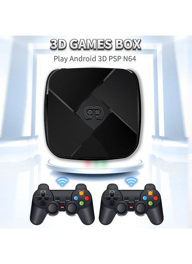 Generic - I3 4K Video Game Console, 10000+ Games, With 2pcs 2.4G Dual Player, Support for 3D Game PSP N64 PS CPS CPS2 - Image 1