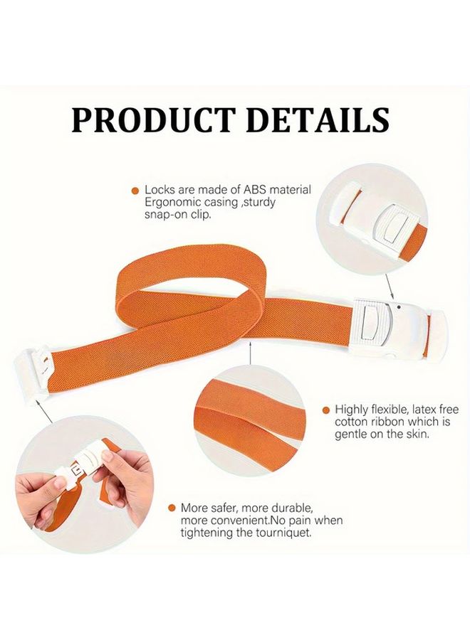 One Handed Emergency Tourniquet With ABS Buckle Random Color 1pc For First Aid Trauma - Image 5