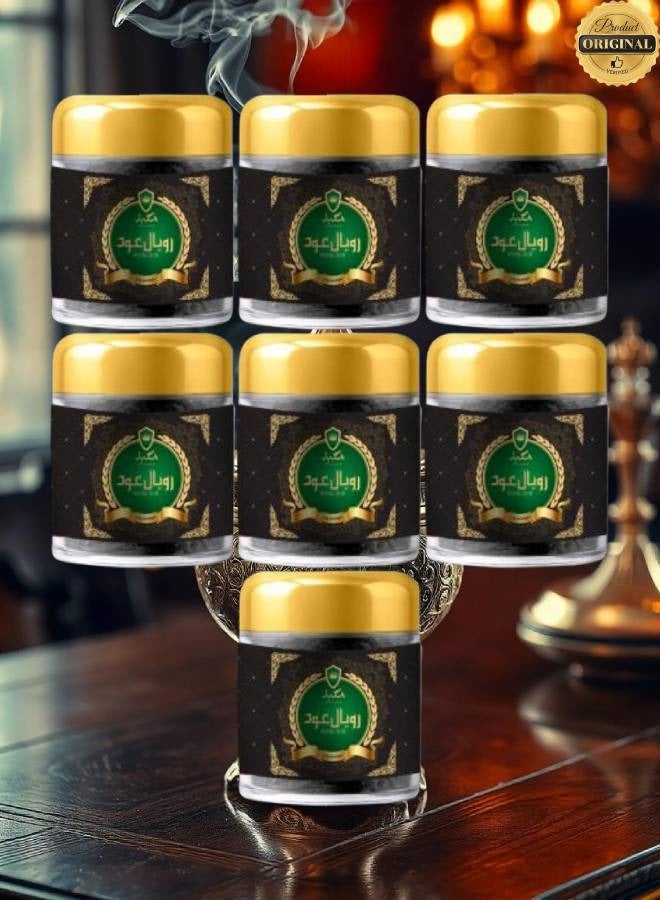 محبة 7 قطع بخور رويال عود 30 جرام - Image 1