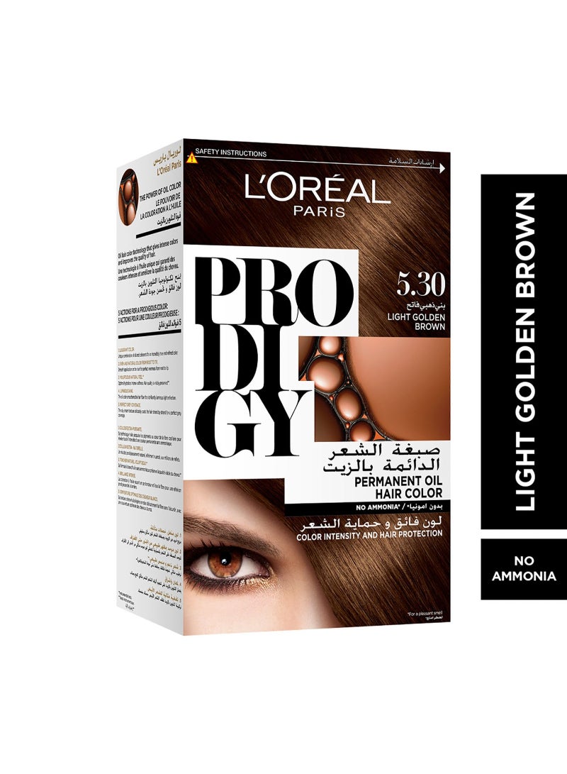 Prodigy Hair Color 5.3 Light Golden Brown 1 pkt
