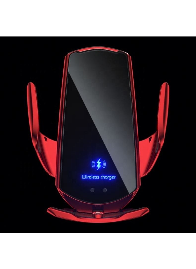 Lisa Butik - Q3 Smart Sensor Car Wireless Charger Vehicle Phone Charger and Holder Automatic Smart Infrared Sensor - Image 1