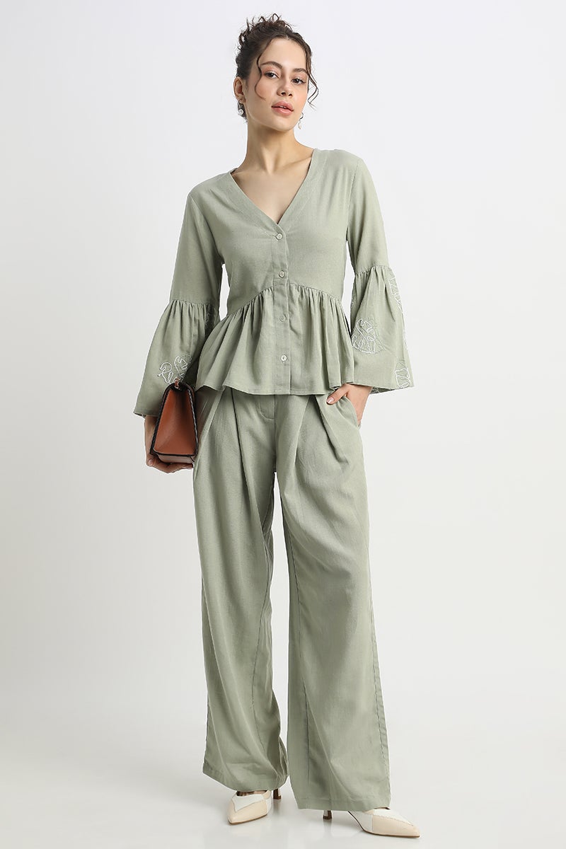 بلو إيج بنطلون منسوج عرقي - Image 1