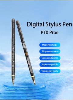 Generic Transparent Magnetic Digital Stylus Pen Compatible with iPad Pro 11 inch, iPad Pro 12.9 Inch, iPad Air 4/5, iPad Mini 6, Magnetic Wireless Charging  - Image 1