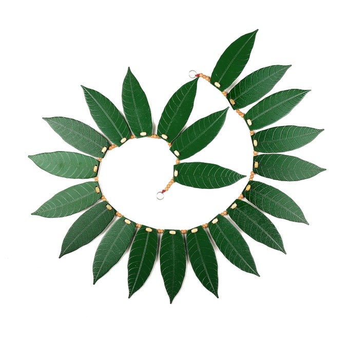 Cycle Handcrafted Mango Leaf Thorana