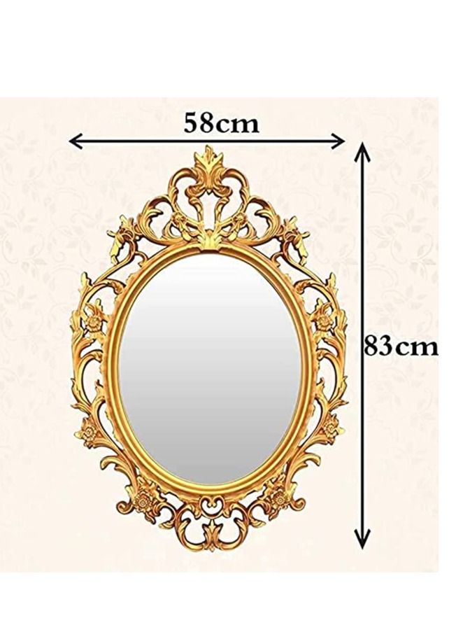 FFD Decorative Wall Mirror Vintage Hanging Mirror for Bedroom Living Room Dresser Decor Hanging Mirrors Wall Mounted Makeup Mirror Vintage Cosmetic Mirror Dressing Mirror  - Image 2