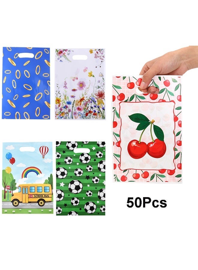 50 قطعة من أكياس الهدايا للحفلات للأطفال، أكياس هدايا صغيرة لأعياد الميلاد، أكياس هدايا لحفلات أعياد ميلاد الأطفال - Image 1