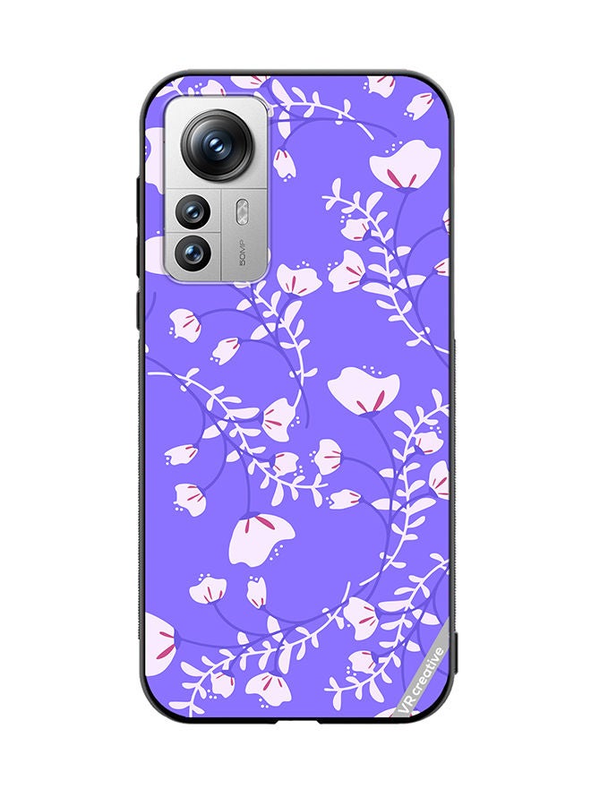 VR CREATIVE Protective Case Cover For Xiaomi 12X Flower Design Multicolour - Image 1
