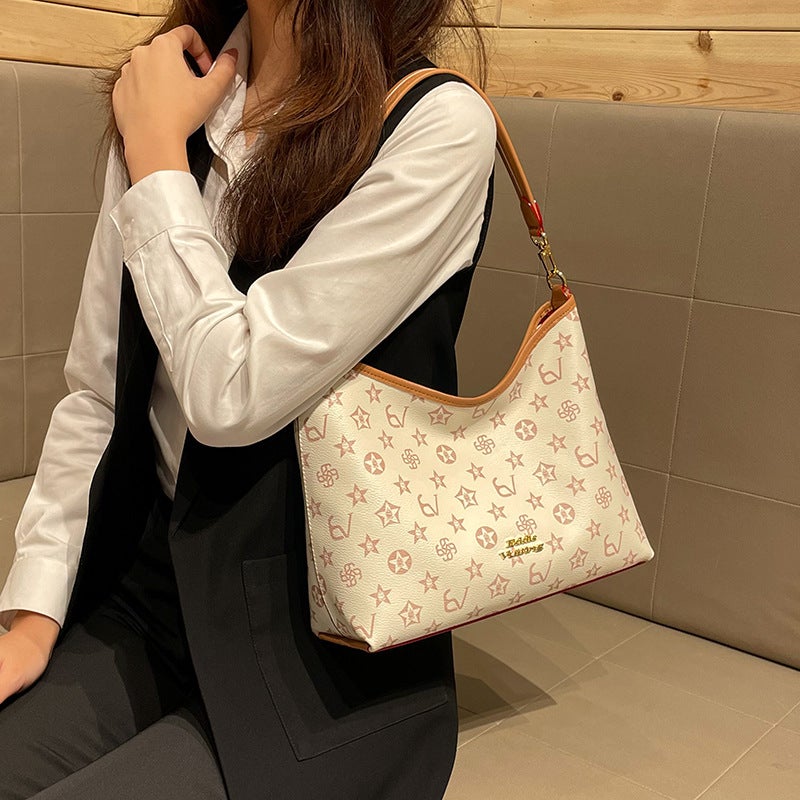 2025 -Style High-End Old Flower Underarm Bag Fashionable Women'S Bag Commuter Shoulder Women'S Bag - Image 4