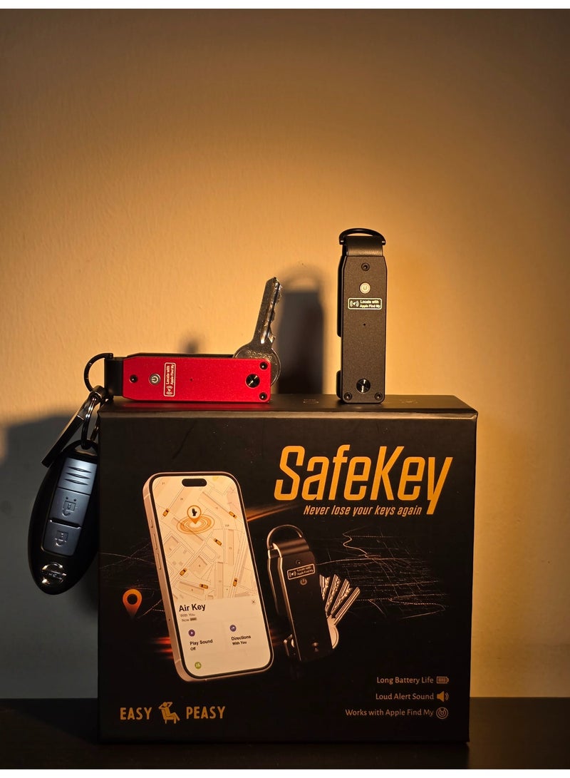 Easy Peasy SafeKey Smart Tracker and Key Organizer compatible with Apple Find My, Bluetooth Anti-Lost Locator. - Image 2