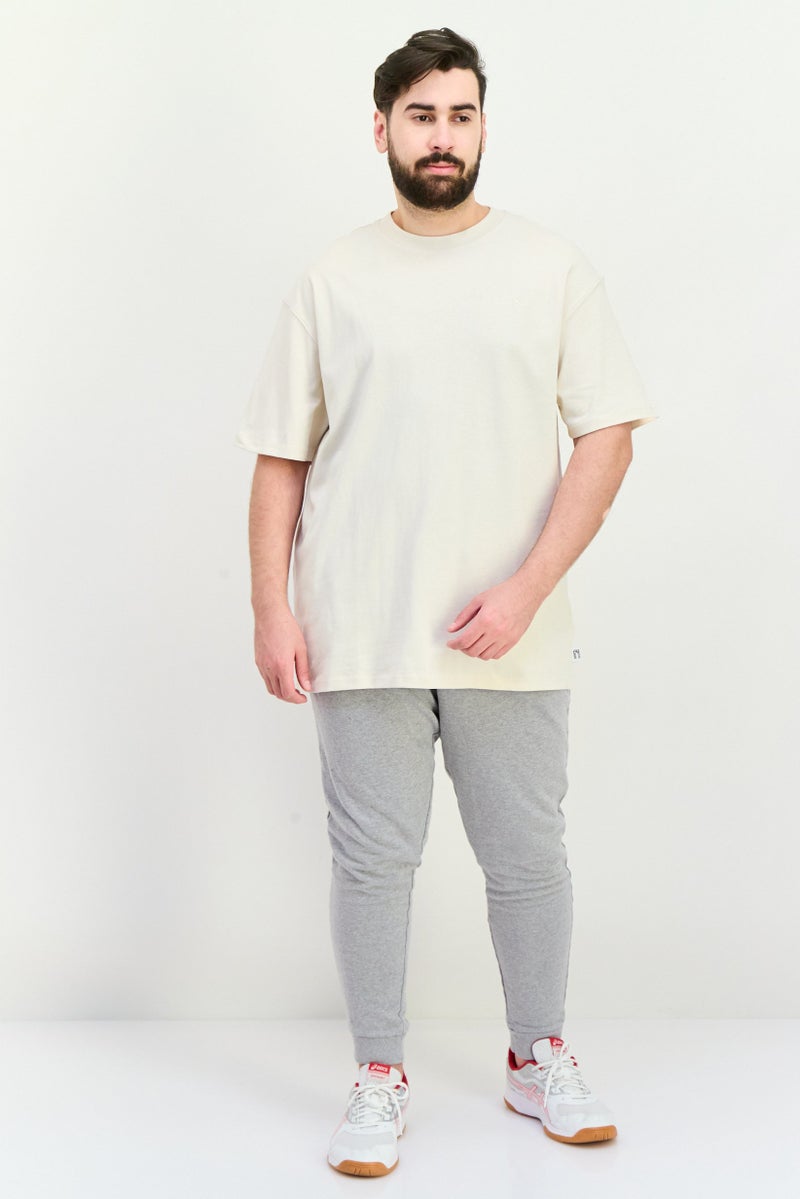 PUMA Men Sportswear Fit Long Sleeves Outdoor T-Shirt, Cream - Image 3