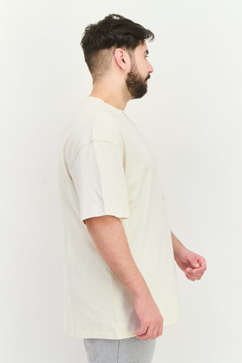 PUMA Men Sportswear Fit Long Sleeves Outdoor T-Shirt, Cream - Image 4