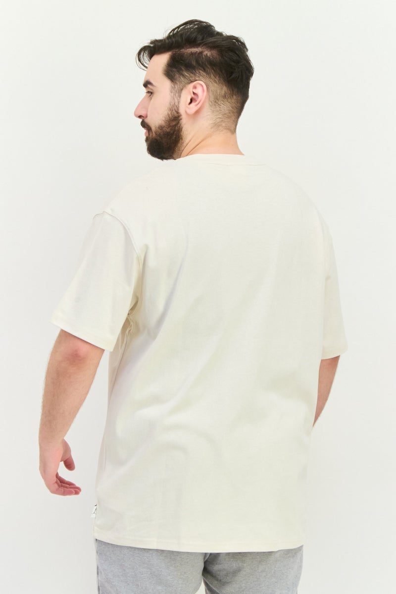 PUMA Men Sportswear Fit Long Sleeves Outdoor T-Shirt, Cream - Image 2