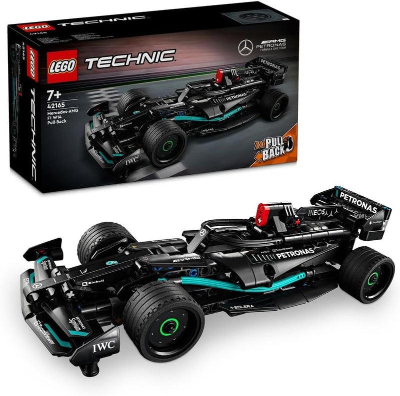 LEGO Technic Mercedes-AMG F1 W14 E Performance Pull-Back Race Car Toy for Kids, Boys and Girls aged 7 Plus Years Old, Pull-Back Model Vehicle Set, Bedroom Decoration, Birthday Gift Idea 42165 - Image 1