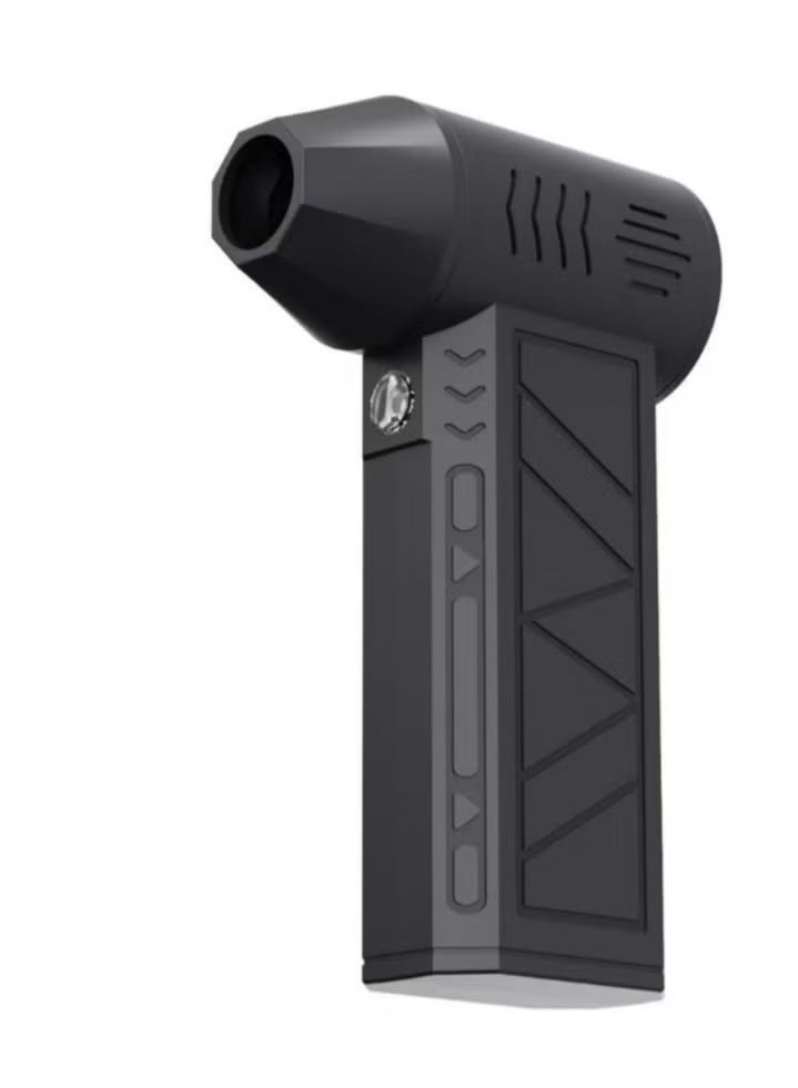 Anna&Mo Professional Electric Air Duster 130000 RPM – Portable Cordless Jet Blower with 3 Adjustable Speeds, Type-C Rechargeable, Ideal for Car, Computer, Keyboard & Camera Lens Cleaning (Black) - Image 1