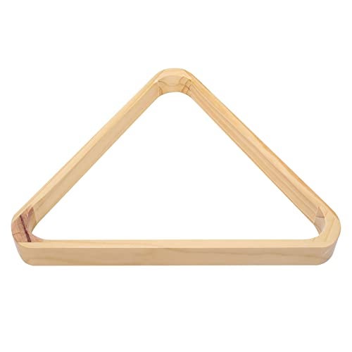 flexman Pool Ball Rack, Solid Wood Billiard Triangle, Wooden Pool Billiard Ball Rack, Pool Table Ball Holder Positioning Rack, Billiard/Pool Table Accessory: for Snooker or Pool (American Tripod) - Image 1