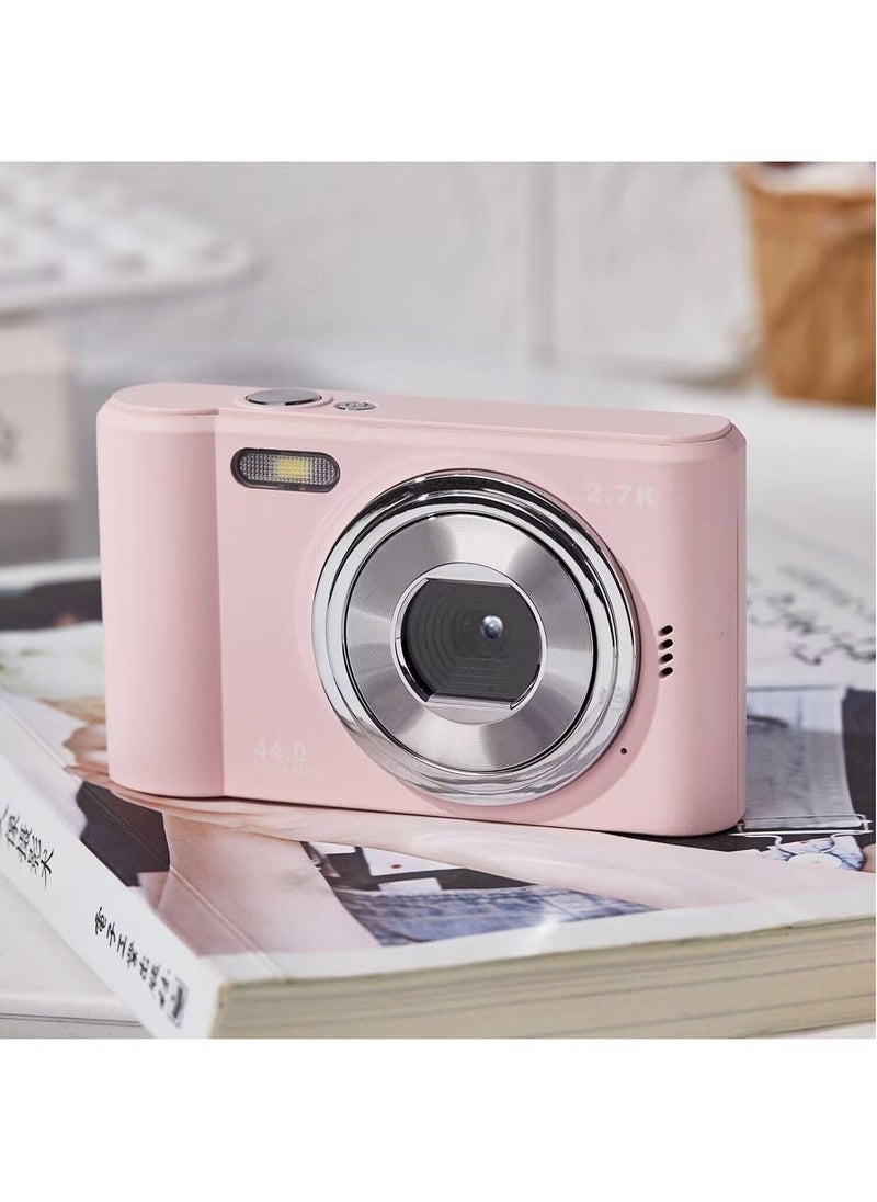 Generic Digital Camera Autofocus Camera for Kid Camcorder with 8x Zoom Compact Cameras 1080P Cameras for Beginner Photography (Pink)  - Image 1