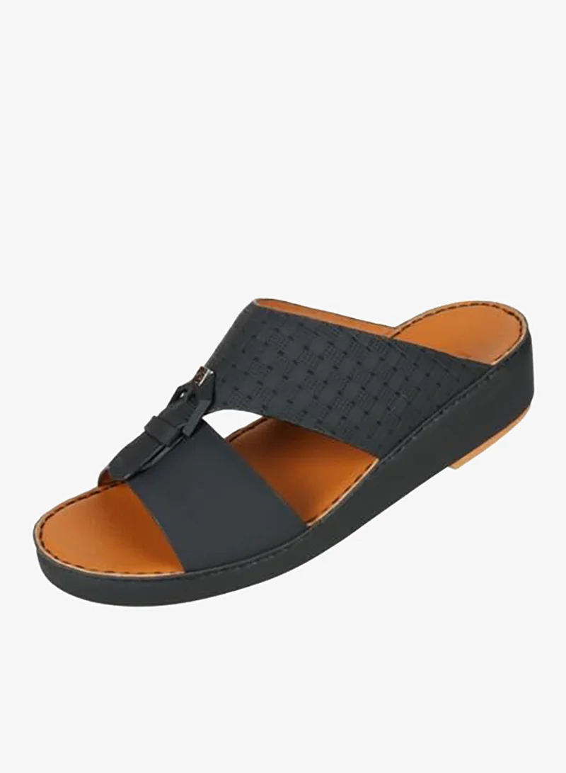 008-3823 Barjeel Uno Mens Arabic Sandals BS 46 Black