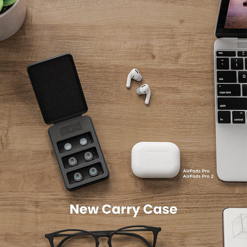 AutoLine Pro Foam Masters Ultra-Premium Memory Foam Ear Tips for AirPods Pro 1st & 2nd Gen | 3 Pairs | Black Magic Version 6.0 | Comfortable | Secure | Better Noise Cancellation | Replacement Buds - Image 2