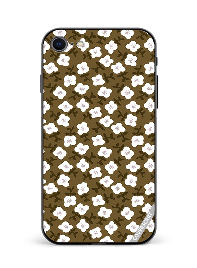 COVERSCART Protective Case Cover For Apple iPhone 7 Flower Design Multicolour