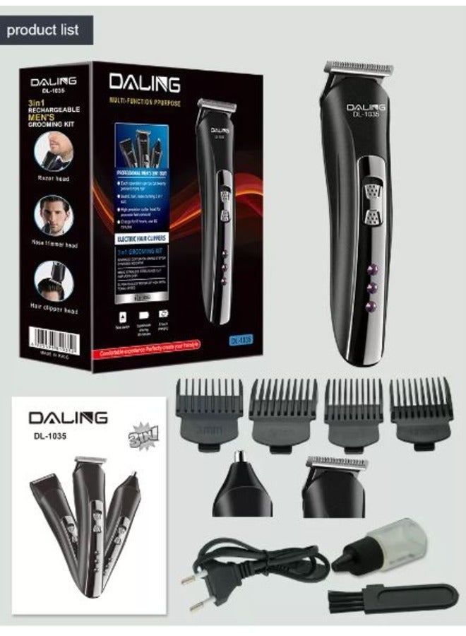 دالينغ DL-1035 ماكينة تشذيب شعر الأنف اللاسلكية 3 في 1 - Image 2