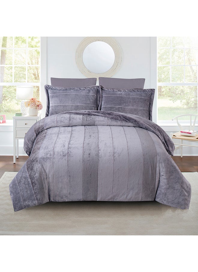 Hada King Winter Comforter Set 6 Piece Double-Sided Velvet - pzsku/Z2E235B13177C50767893Z/45/_/1702821111/dd829469-29d4-467c-85fd-0fd349d641bd