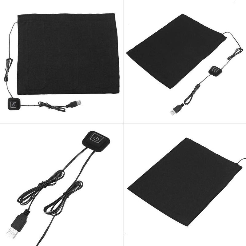 Tangxi سخان قماش كهربائي USB 5V مع وسادة حرارة من ألياف الكربون قابلة للغسل لملابس الحمى للرقبة والظهر والبطن والخصر - Image 5