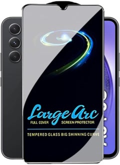 Super 9 Large Arc Tempered Glass 9H Screen For Samsung Galaxy A14 /Samsung A24/ Samsung A34 /Samsung A54 Front Screen Protector - Full Glue shinning Curve (Samsung Galaxy A14)