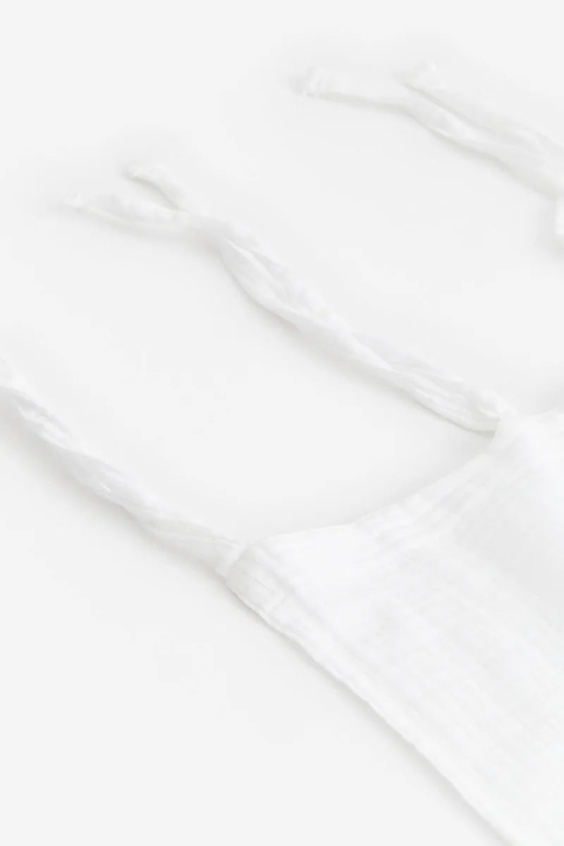 H&M Wide Cotton Muslin Curtain Length