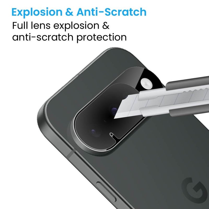 FIRST MART Premium Camera Lens Protection For Google Pixel 10 5G (6.3 Inches) With Edge-to-Edge Protector Coverage and Installation Kit |Black, Pack of 1 - Image 3