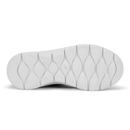 Skechers Womens GO Walk Flex Black White Lifestyle Slip On Shoe - Image 3