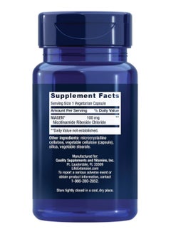 Life Extension NAD+ Cell Regenerator 100 MG, 30 Vegetarian Capsules  - Image 2