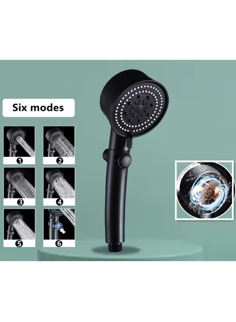 كوتيس 1-مجموعة من 3 قطع طقم رأس دش الحمام ABS أسود 26x9x2 سم  - Image 2