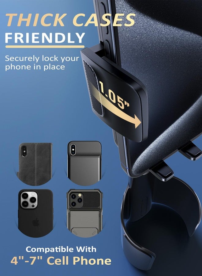 Tryone Cup Phone Holder Mount for Car: Upgrade Aluminum Adjustable Rod Cell Phone Cup Holder Stand for Auto | Truck SUV Compatible with iPhone & Samsung & All 4.0-7.0 Inches Smartphone - Image 5