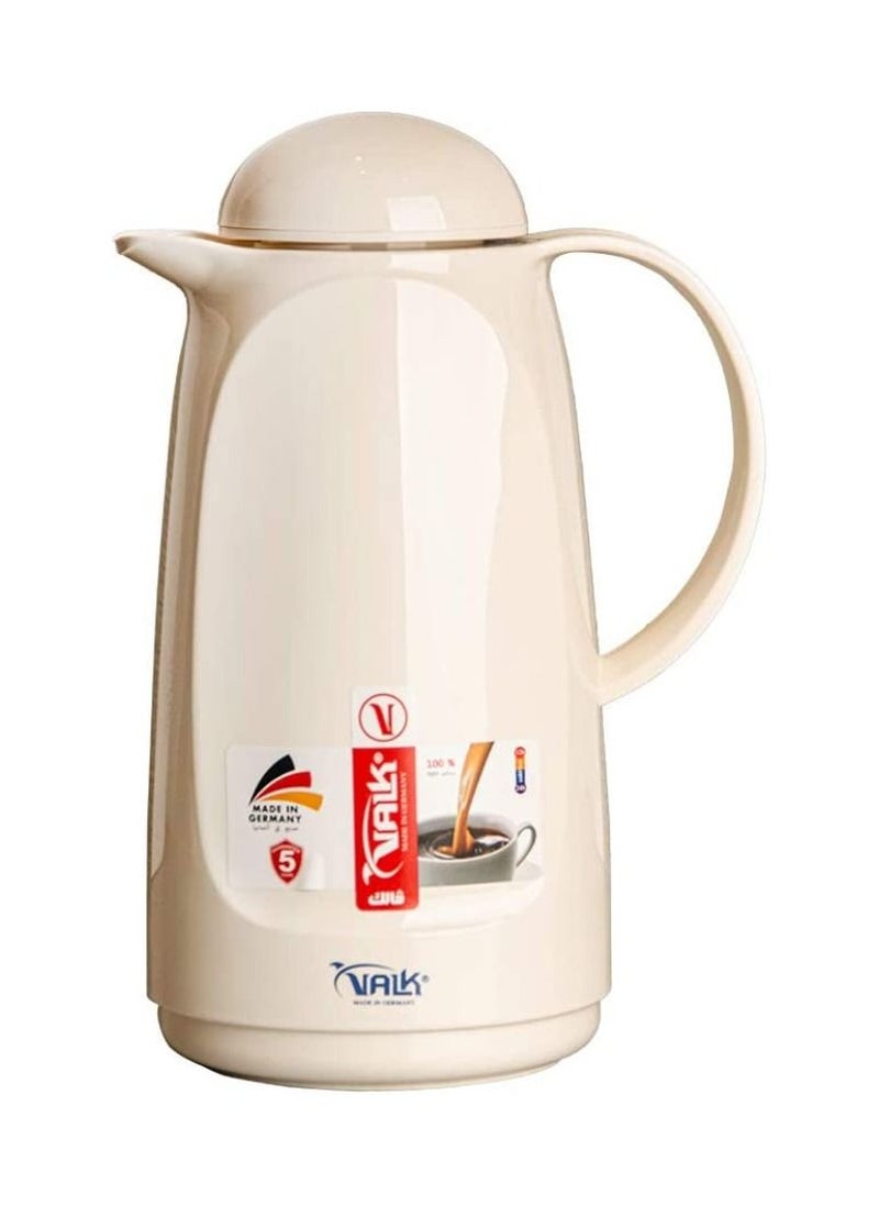 Valk - Vacuum Flask With Double Wall Glass 1.0 Liter Wide Mouth With Anti-Leakage Made in Germany - Image 1