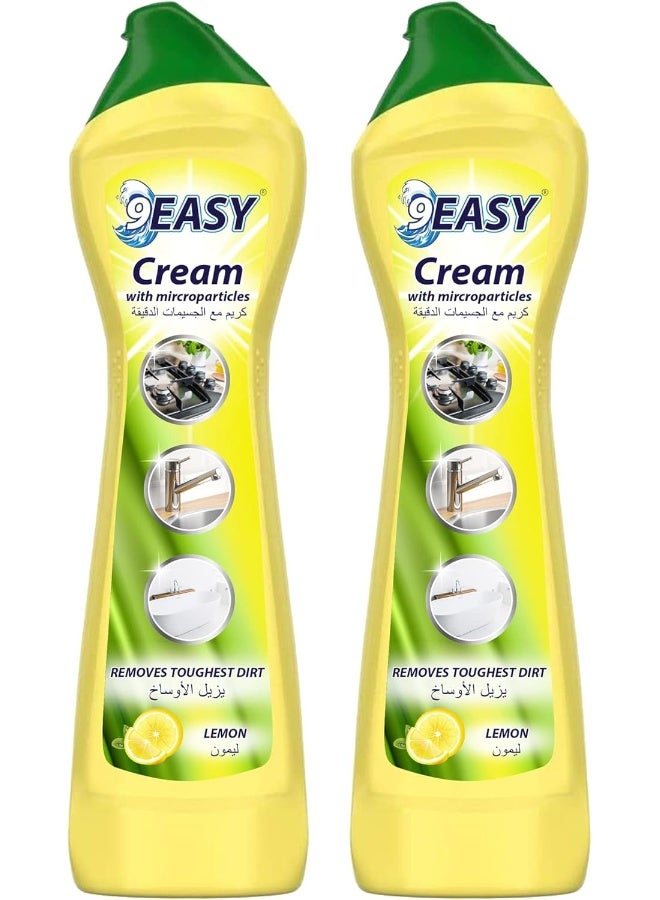 9EASY Easy Cream Cleaner With Microparticles - 500Ml Pack Of 2 - Image 1