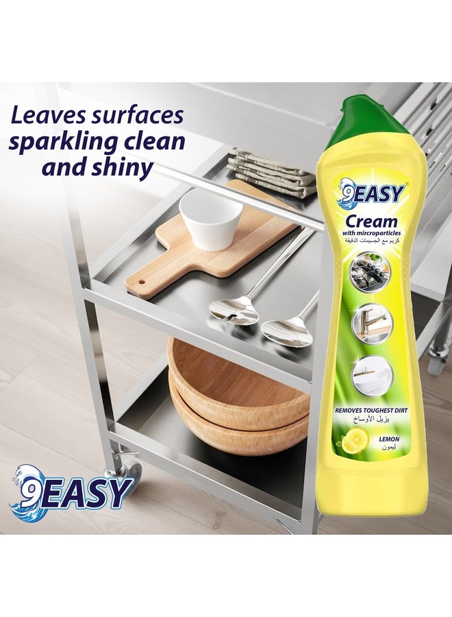 9EASY Easy Cream Cleaner With Microparticles - 500Ml Pack Of 2 - Image 3