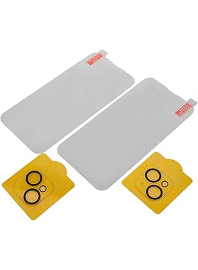 2 Pack Tempered Glass Screen Protector Camera Lens Cover HD Clear Easy Install Scratch Resistant - Image 1