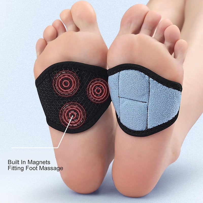 klarako Arches Support Sleeves, Built In 3 Magnets, Multi Function, Easy To Use, Thin Strap Design - Relieve Foot Fatigue, Shock Absorption, Pressure Relief, Wide Application - Image 4