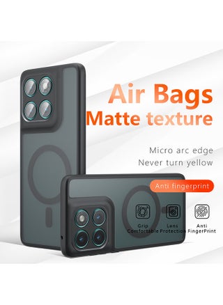 Magnetic Case for Motorola Edge 60 Fusion 5G, Frosted Translucent Back Protective Slim Phone Cover, Anti-Fingerprints, Anti-Fall Drop Protection, Shockproof Case for Motorola Edge 60 Fusion 5G (Black) - pzsku/Z2E23EC51D90C59809B29Z/45/1745909339/b275a790-7085-4c20-b13a-7694ba18d6bb