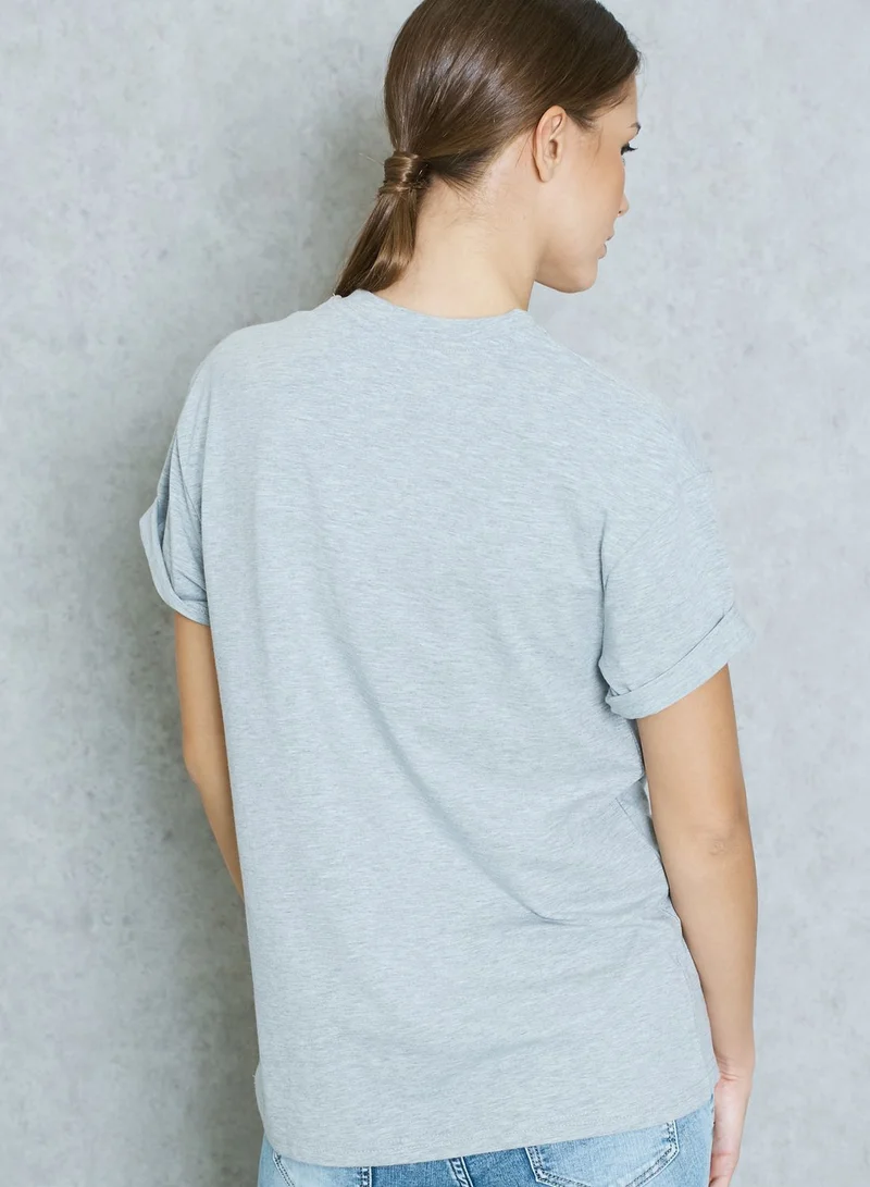 Ginger Penguin Print T-Shirt
